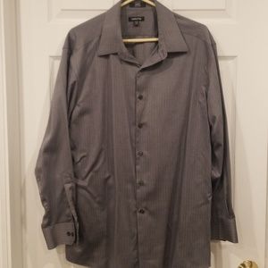 Claiborne Men's Herringbone Button Down Shirt
